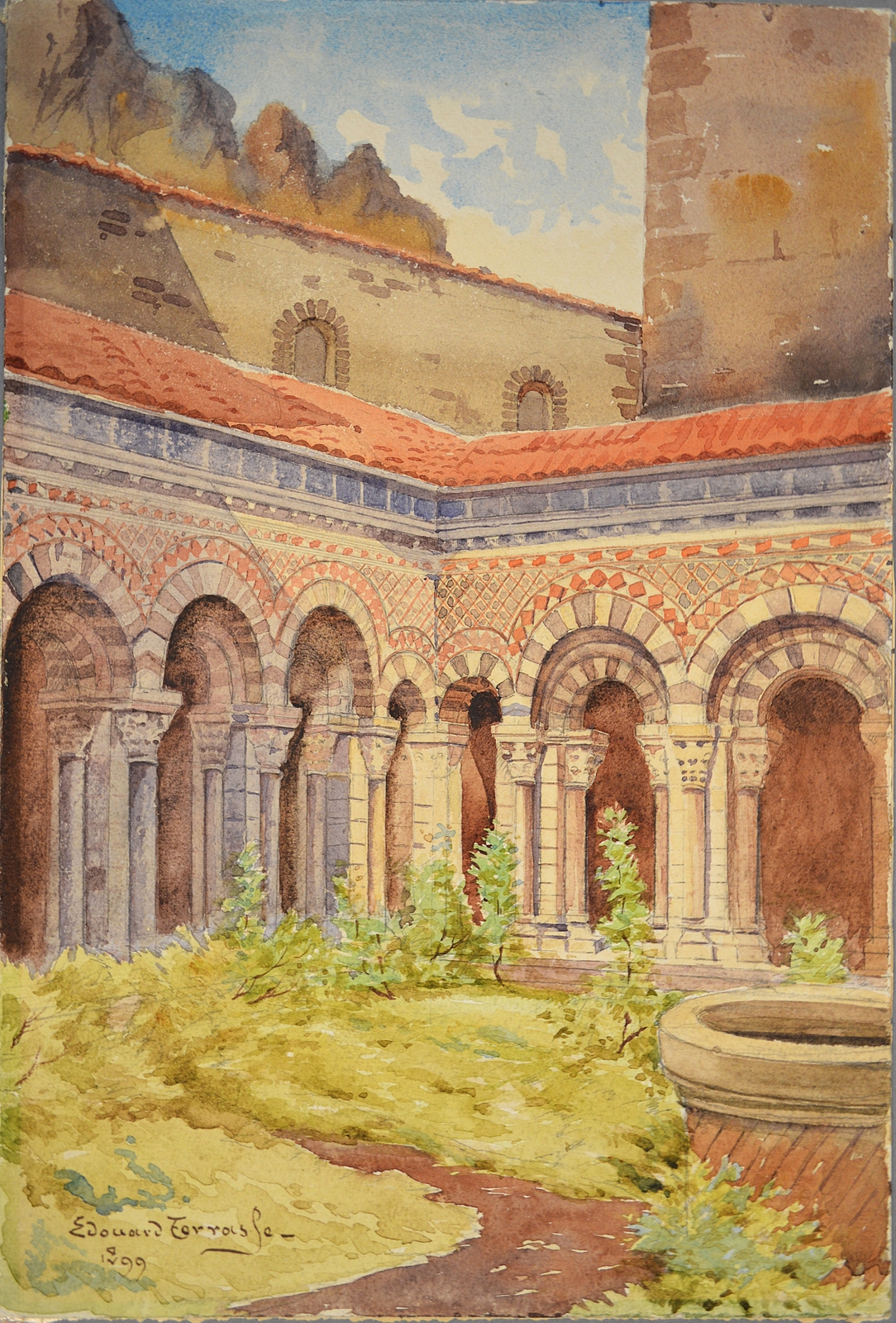 LE CLOITRE DE LA CATHEDRALE AU PUY