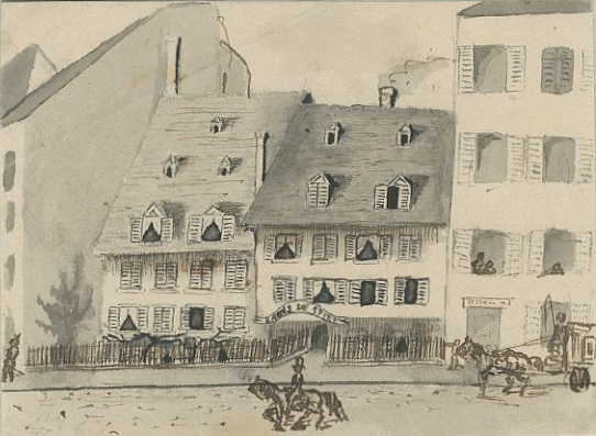LE BAIN DE SPIRE, RUE DU VIEUX MARCHE AUX VINS A STRASBOURG