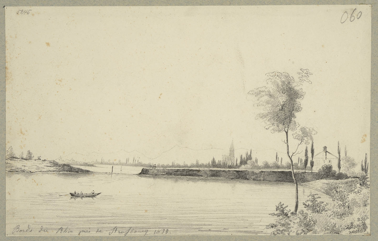BORDS DU RHIN PRES DE STRASBOURG