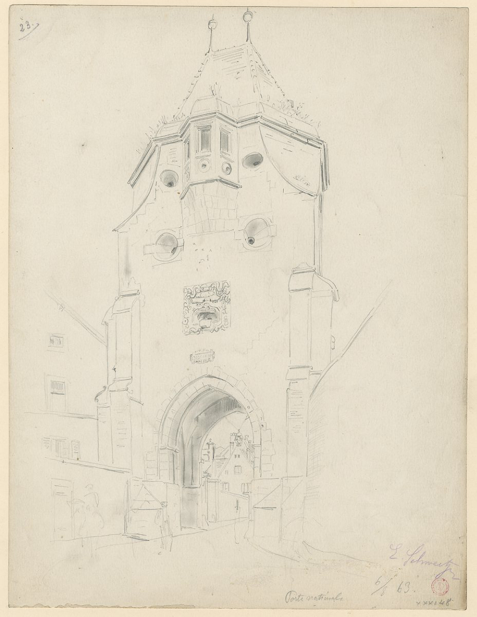 LA PORTE NATIONALE A STRASBOURG