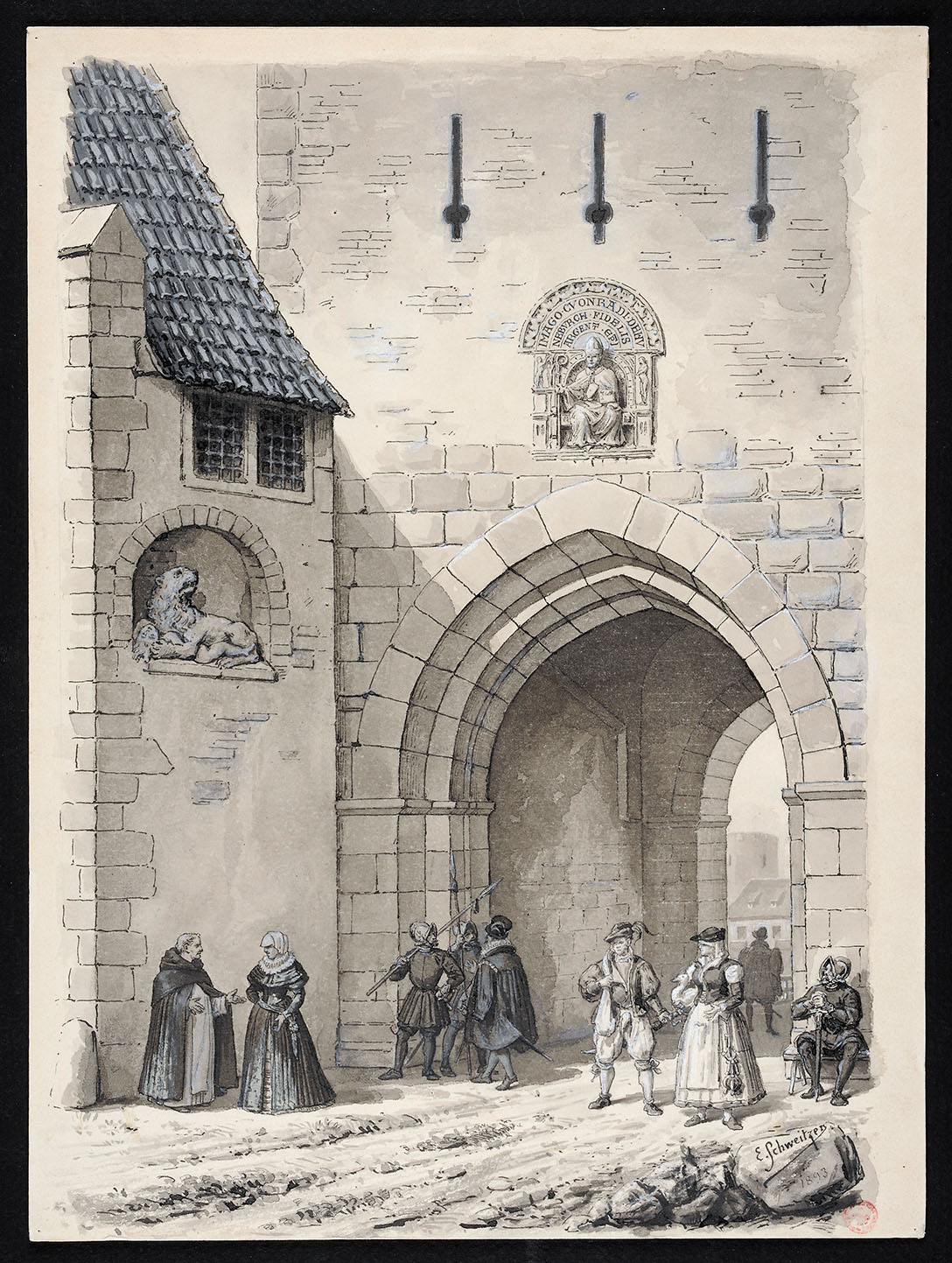 LA PORTE DE SPIRE A STRASBOURG