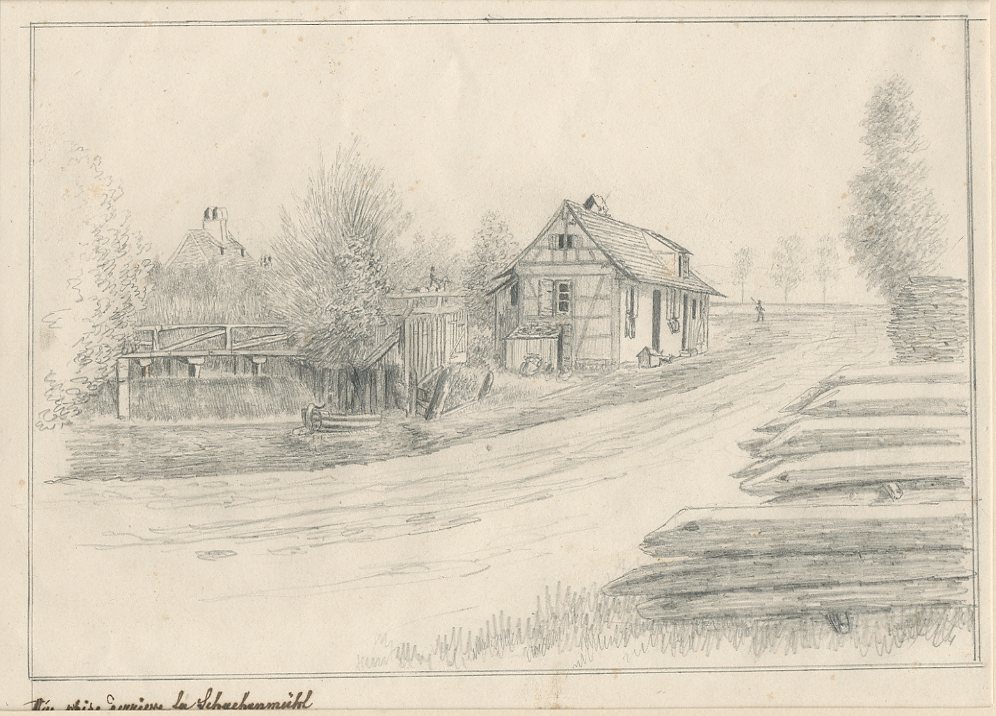 LE SCHACHENMUHL, ENVIRONS DE STRASBOURG