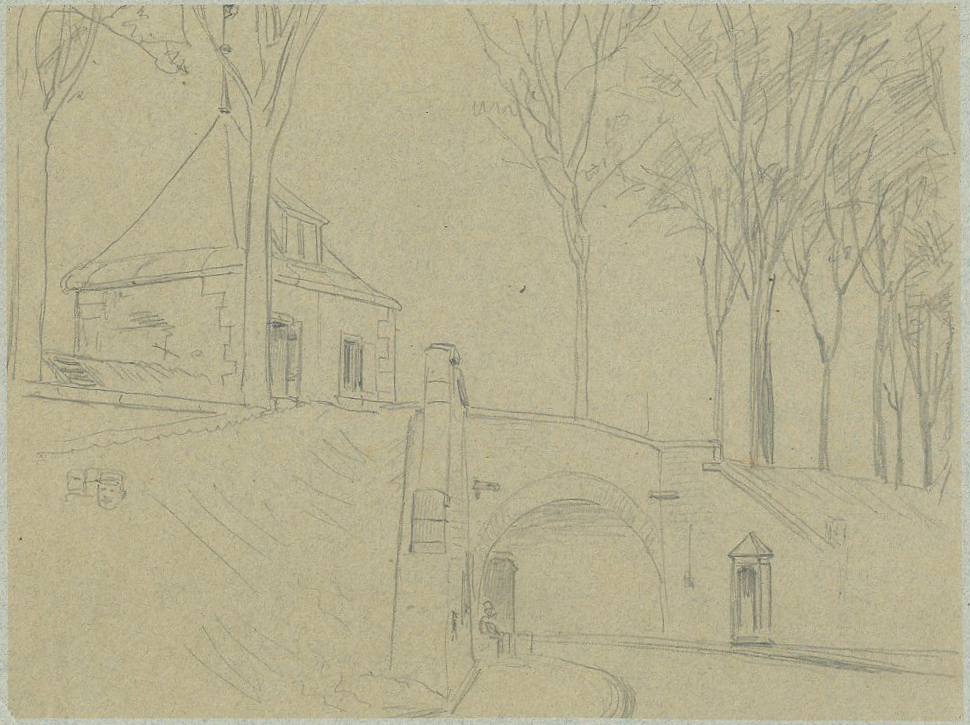 VUE DE STRASBOURG : PORTE DES JUIFS