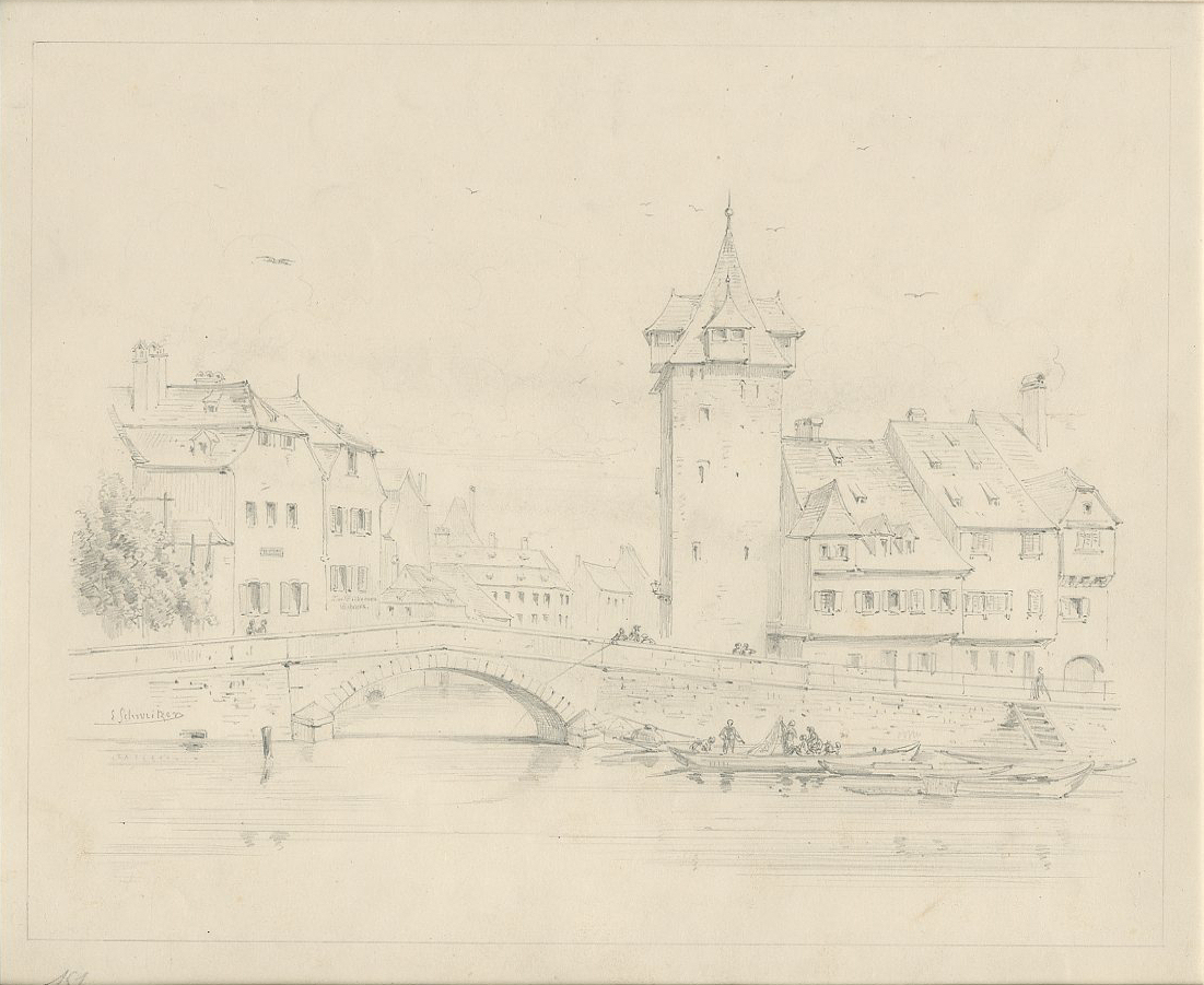 VUE DE STRASBOURG : GULDENTURM