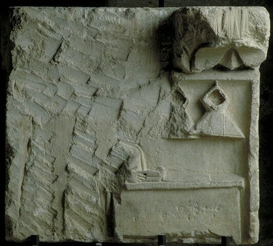 Monument d' Adelphius, le tailleur et de sa femme ; Stèle d'un tailleur