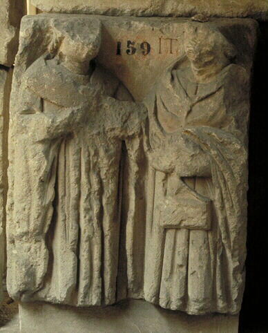 Stèle funéraire de deux époux