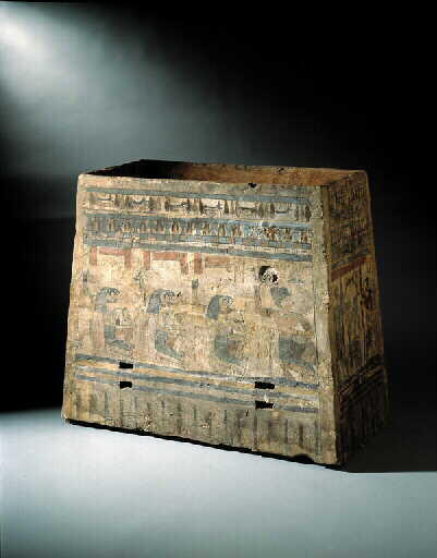 sarcophage rectangulaire à cavité (oiseau)