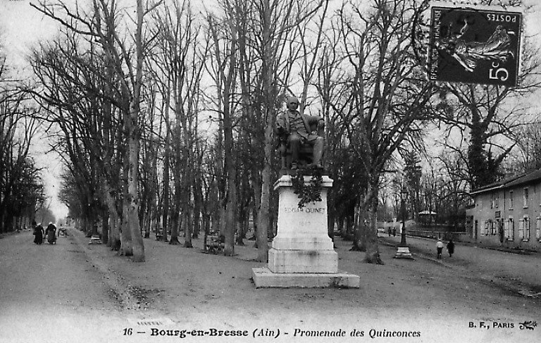 Bourg-en-Bresse (Ain) : Promenade des Quinconces