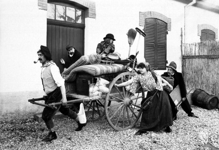Déménagement à la cloche de bois