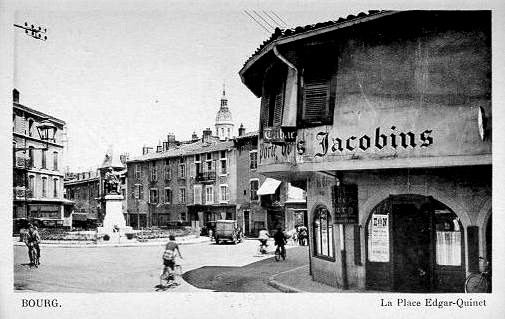 BOURG. La place Edgar-Quinet