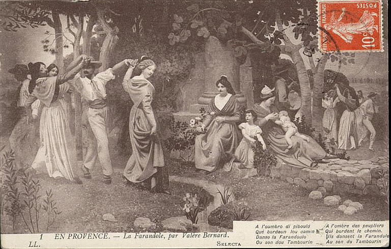 EN PROVENCE. - La Farandole, par Valère Bernard