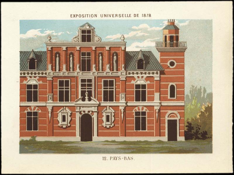EXPOSITION UNIVERSELLE DE 1878 / 12. PAYS-BAS (titre inscrit)