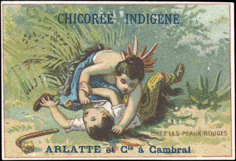 CHEZ LES PEAUX-ROUGES (titre inscrit)