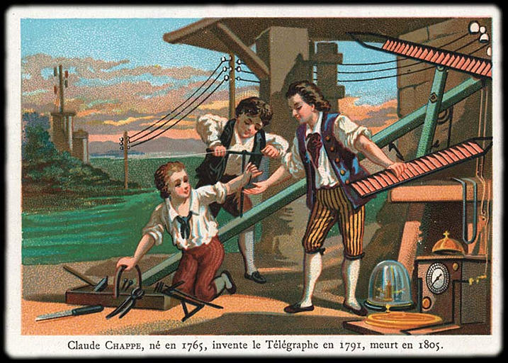 Claude CHAPPE (...) meurt en 1805 (titre inscrit)