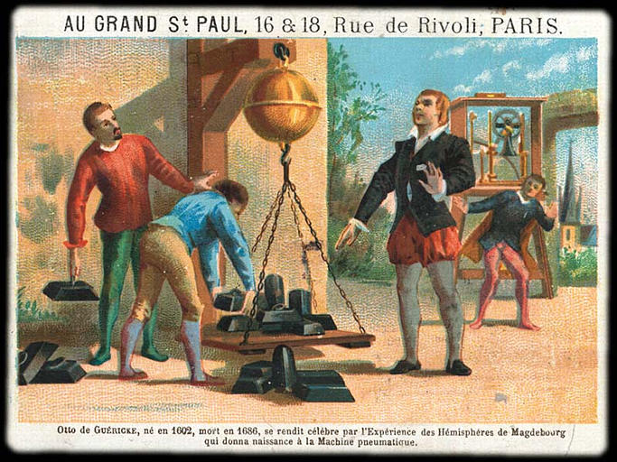 Otto de GUERICKE (...) la Machine pneumatique (titre inscrit)