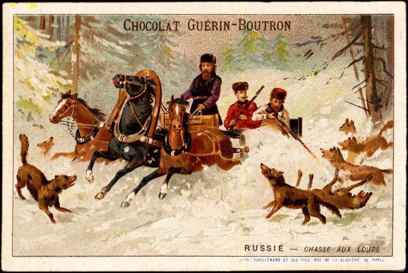 RUSSIE - CHASSE AUX LOUPS (titre inscrit)
