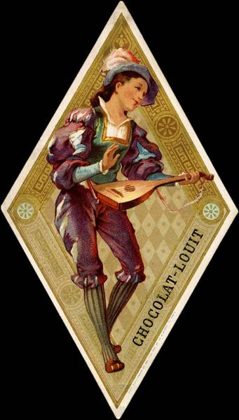 Jeune troubadour jouant du luth (titre factice)