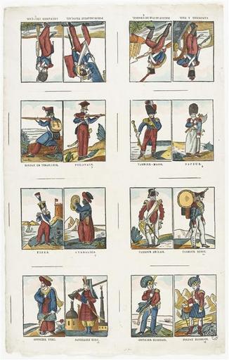 Planche de militaires (titre factice)