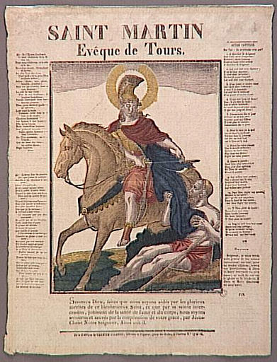 SAINT MARTIN EVEQUE DE TOURS (titre inscrit)