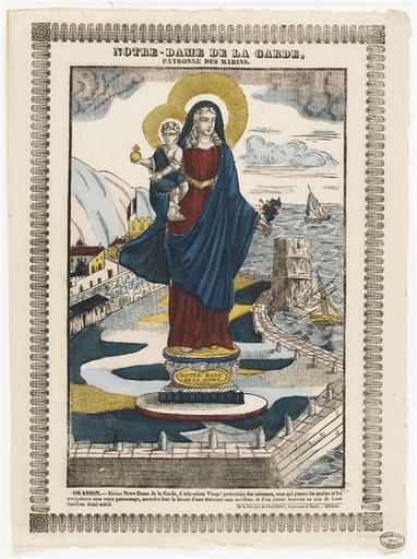 NOTRE-DAME DE LA GARDE, / PATRONNE DES MARINS. (titre inscrit)