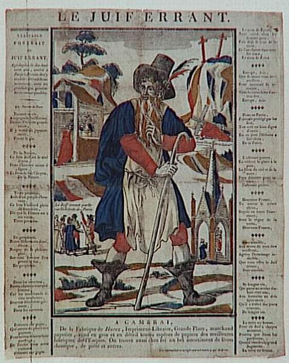 LE JUIF ERRANT. (titre inscrit)