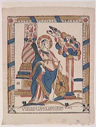 STE. CATHERINE VIERGE PRIEZ POUR NOUS (titre inscrit)