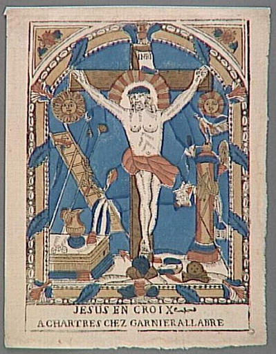 JESUS EN CROIX (titre inscrit)