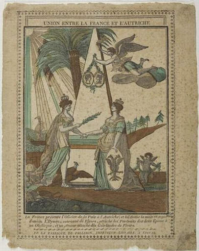 UNION ENTRE LA FRANCE ET L'AUTRICHE. (titre inscrit)