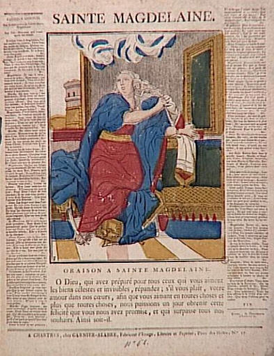 SAINTE MAGDELAINE. / ORAISON A SAINTE MAGDELAINE (titre inscrit)