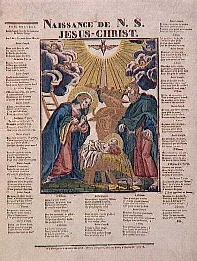 NAISSANCE DE N.S. JESUS CHRIST (titre inscrit)