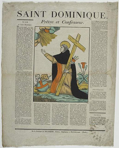 SAINT DOMINIQUE, / Prêtre et Confesseur (titre inscrit)