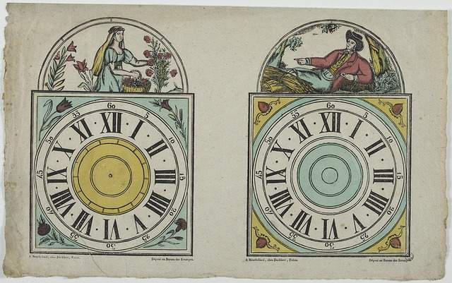Cadrans d'horloge (titre factice)
