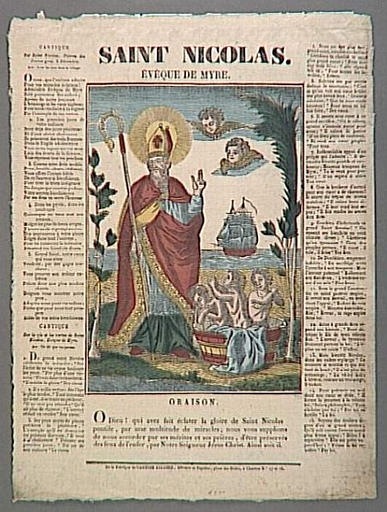 SAINT NICOLAS. EVEQUE DE MYRE (titre inscrit)