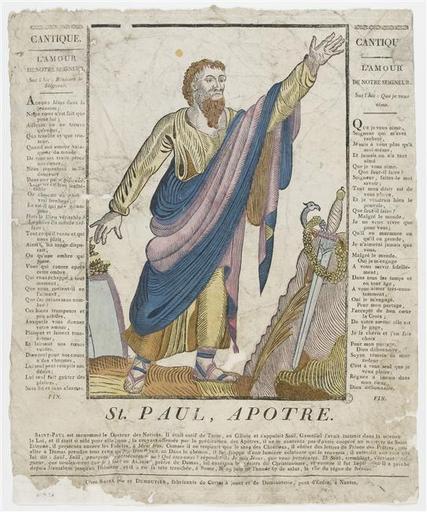 ST PAUL, APOTRE (titre inscrit)