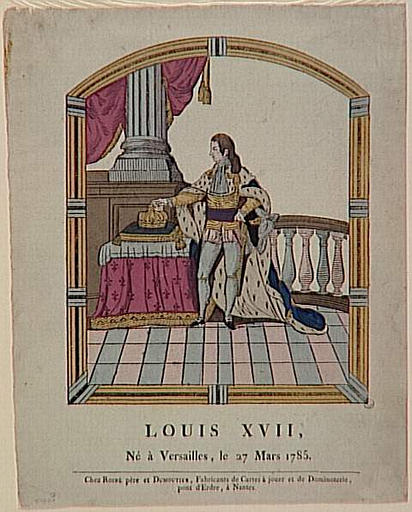 LOUIS XVII / NE A VERSAILLES, LE 27 MARS 1785 (titre inscrit)
