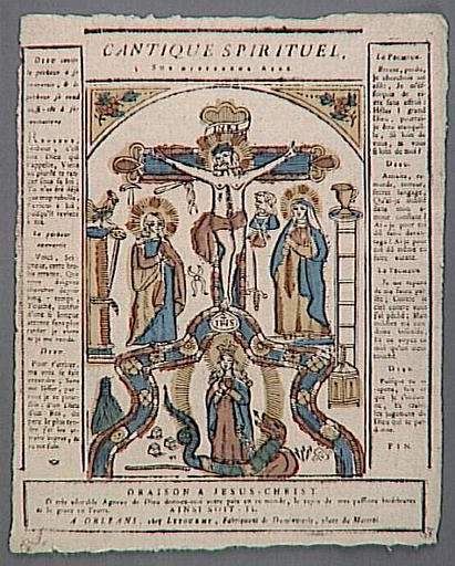 CANTIQUE SPIRITUEL, / SUR DIFFERENS AIRS. / ORAISON A JESUS CHRIST. (titre inscrit)