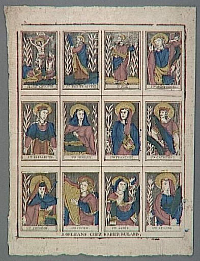 Planche de saintetés (titre factice)