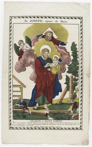 St. JOSEPH, époux de Marie. (titre inscrit)