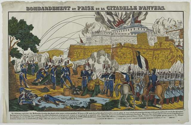 BOMBARDEMENT ET PRISE DE LA CITADELLE D'ANVERS (titre inscrit)