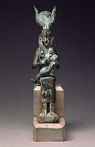 Isis allaitant Horus